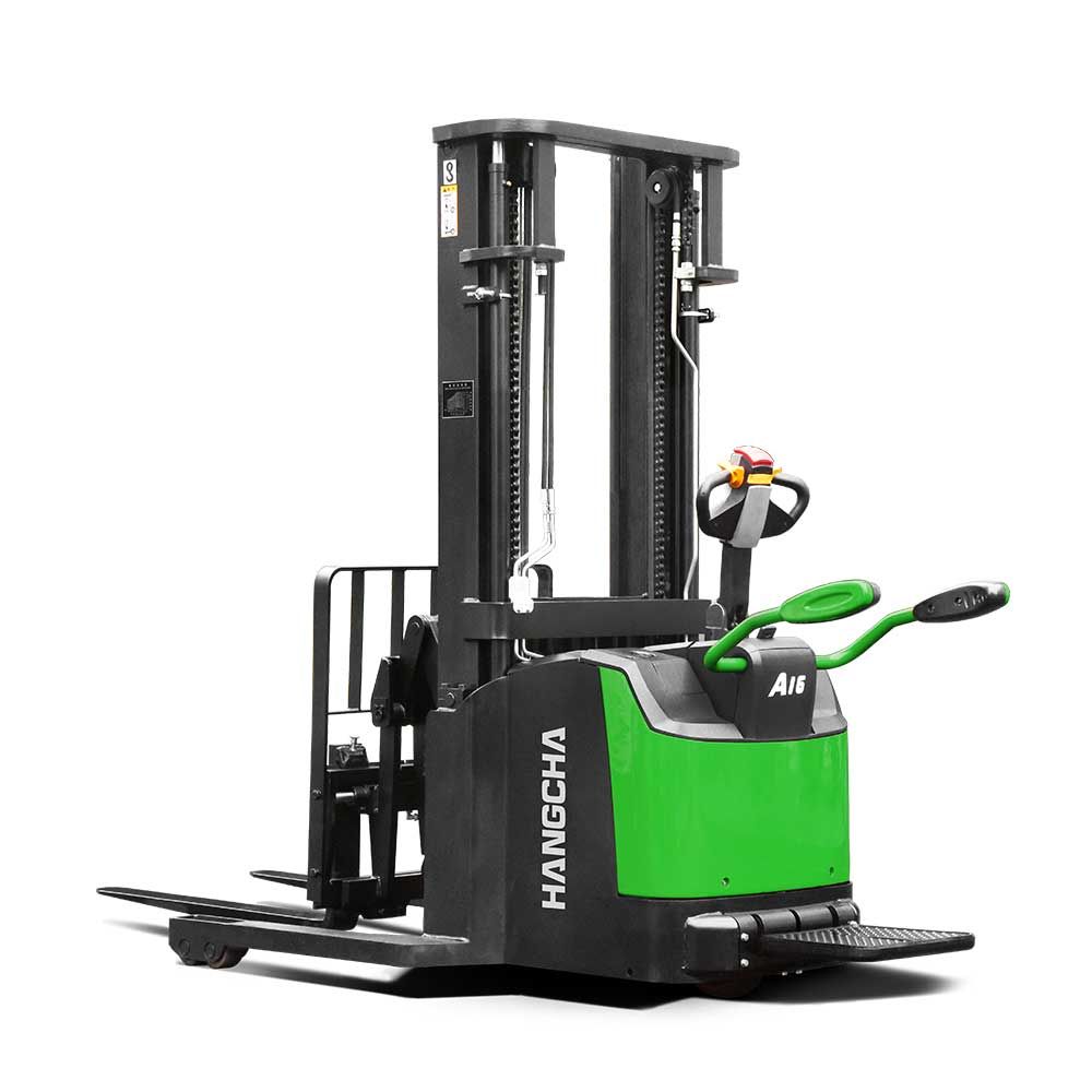 Xe Nâng Pallet Stacker Lithium 1.2 Tấn – 2 Tấn Khung Nâng Di Chuyển