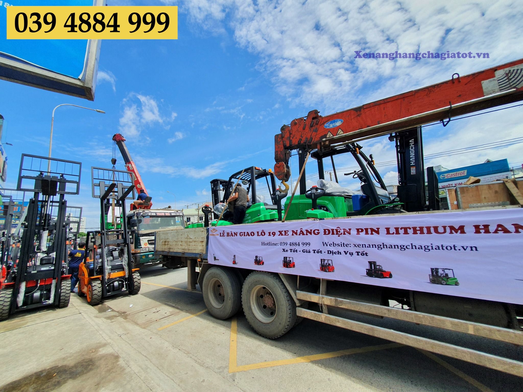 Xe Nâng Điện 2 Tấn Mới