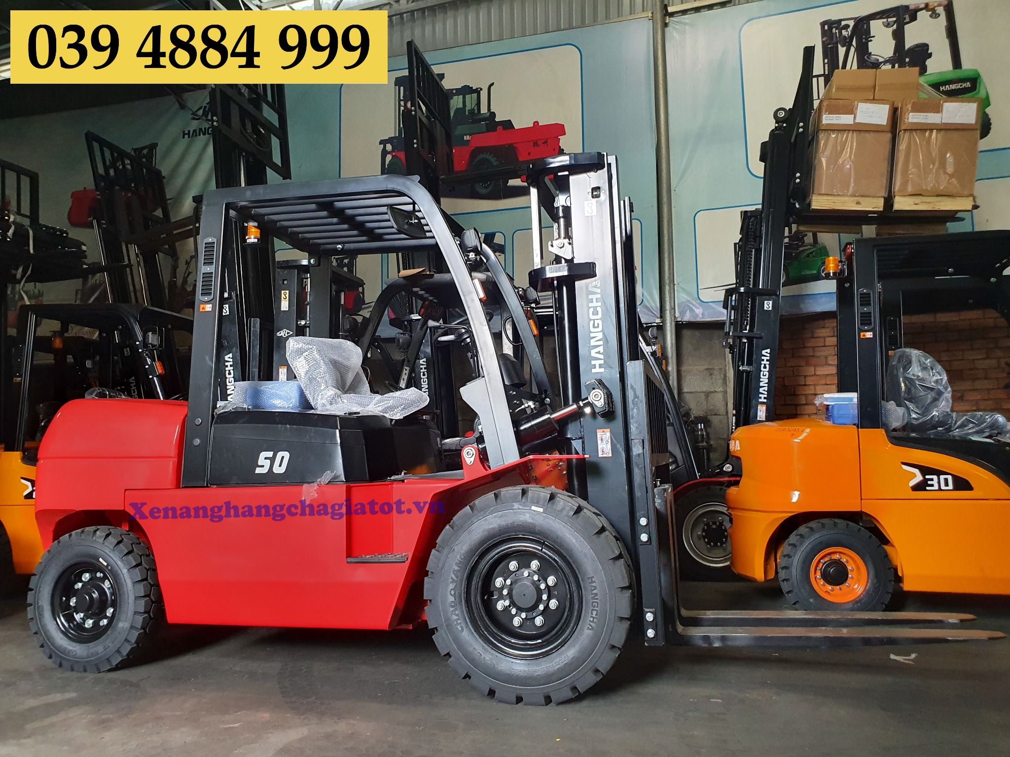 Xe Nâng Dầu 5 Tấn Mới