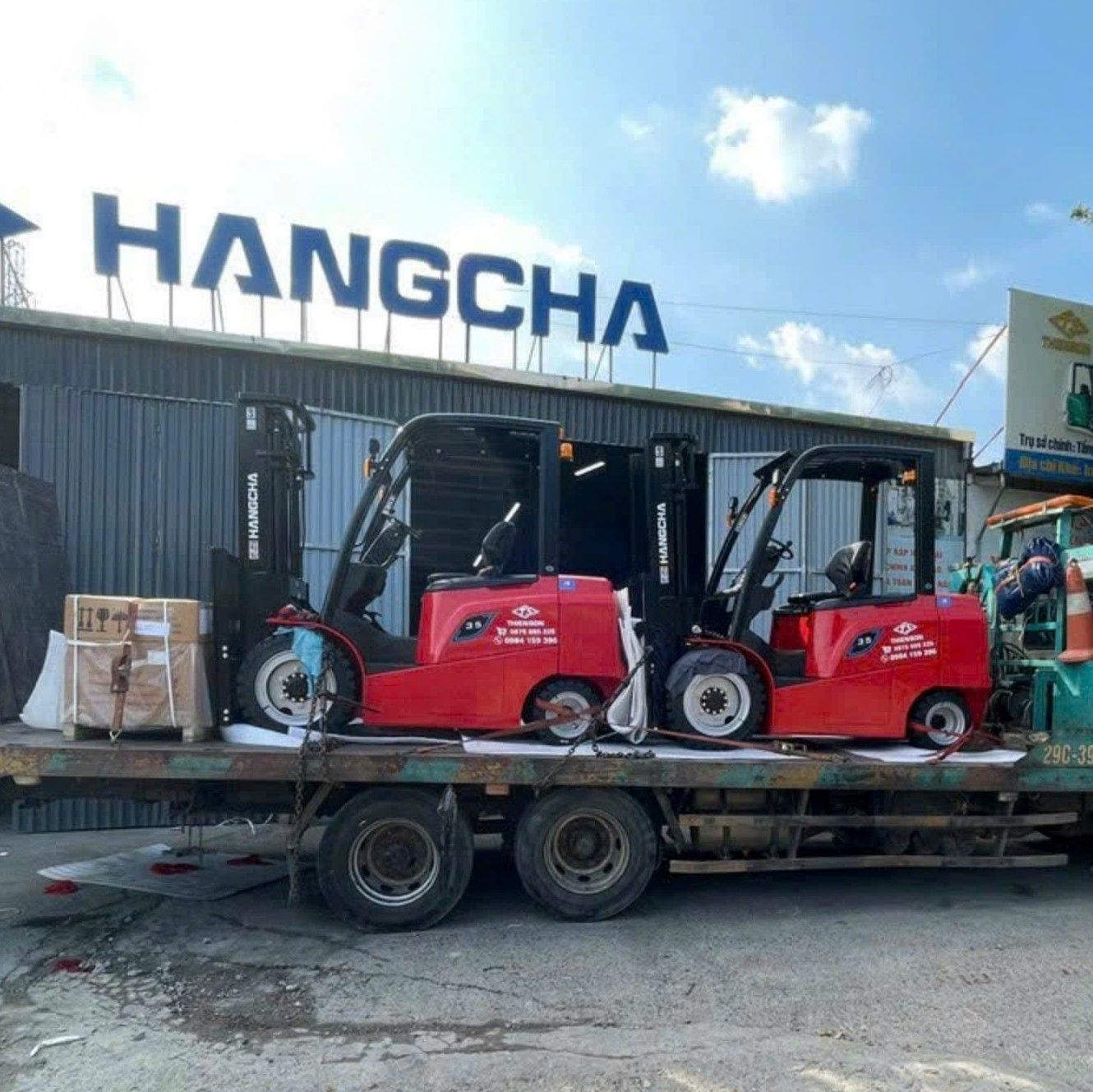 Xe Nâng Điện 3.5 Tấn Acid Mới 100% || Giá Siêu Rẻ || Bảo Hành 2 Năm