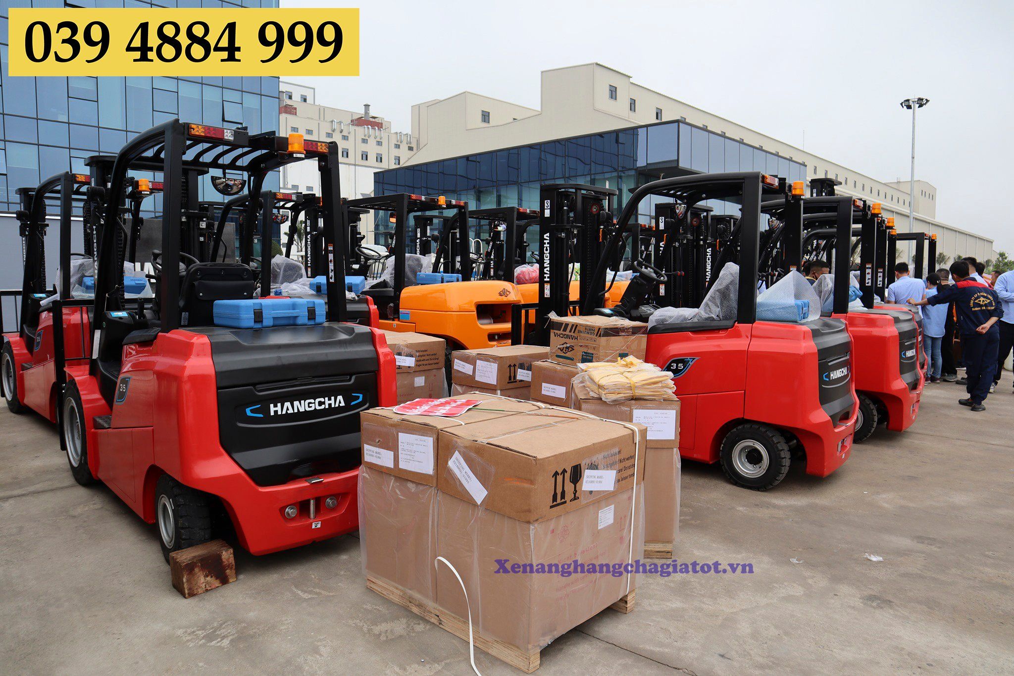 Xe Nâng Điện 3.5 Tấn Mới
