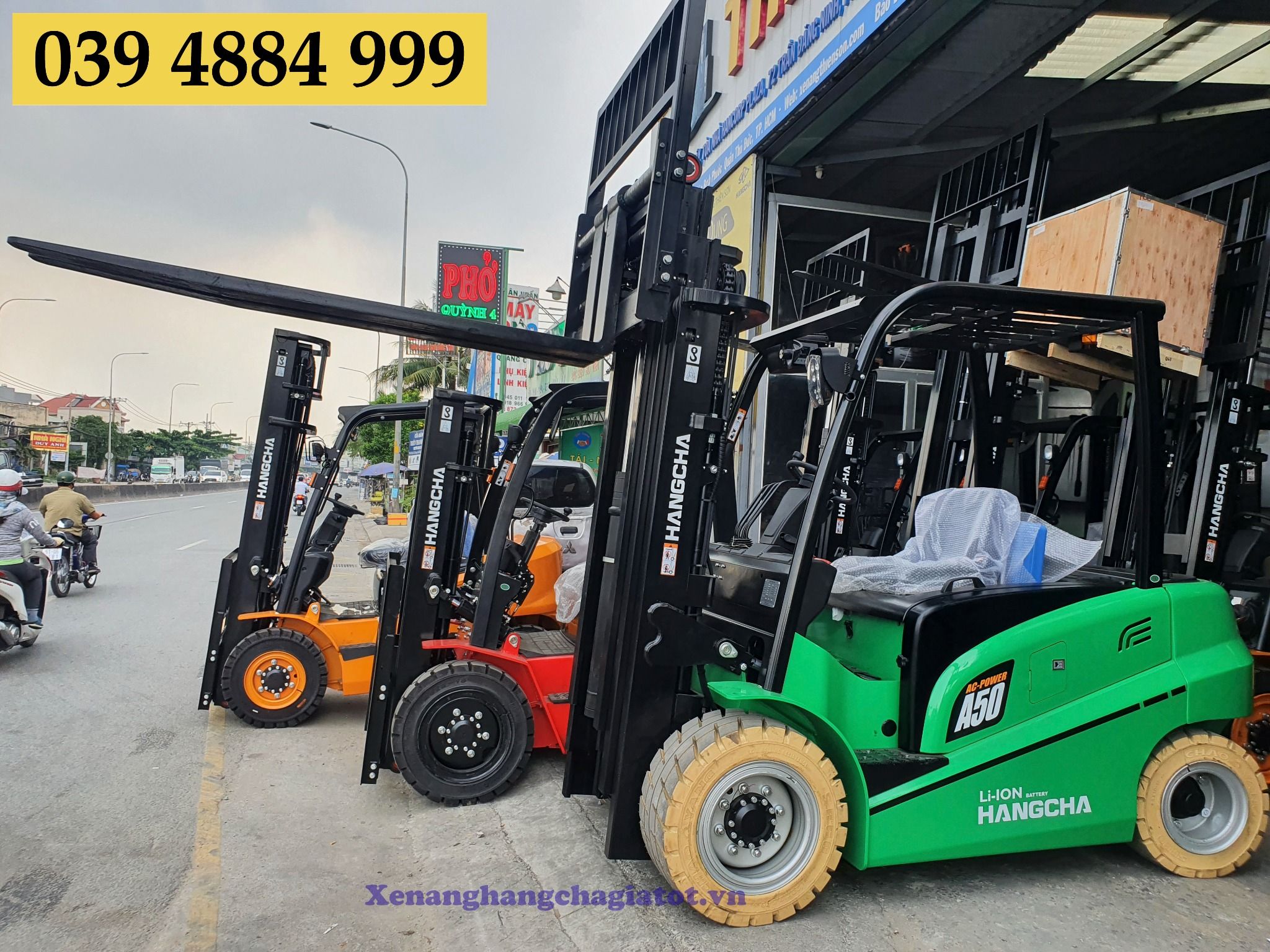 Xe Nâng Điện 5 Tấn Mới