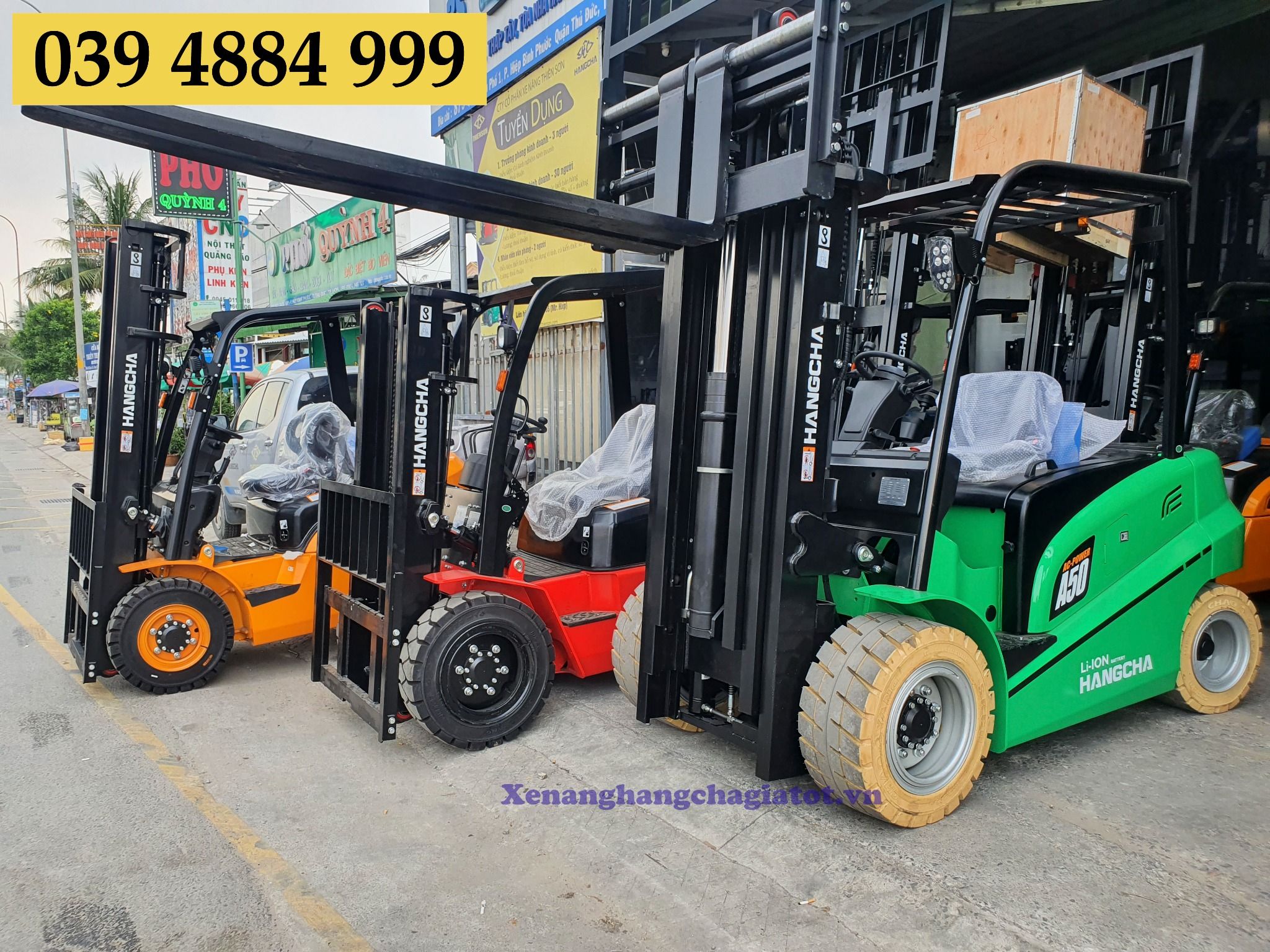 Xe Nâng Điện 5 Tấn Mới