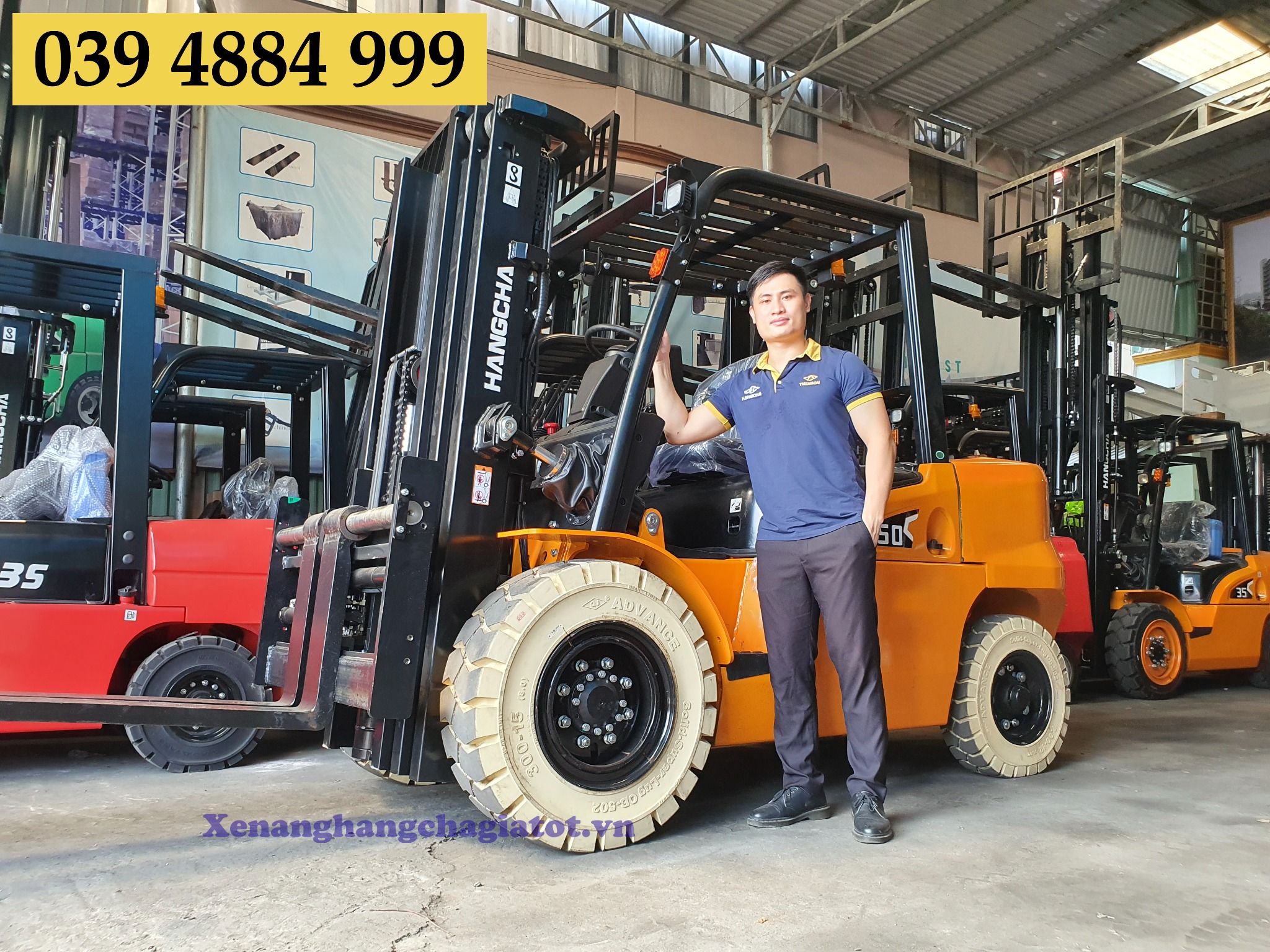 Xe Nâng Dầu 5 Tấn Mới