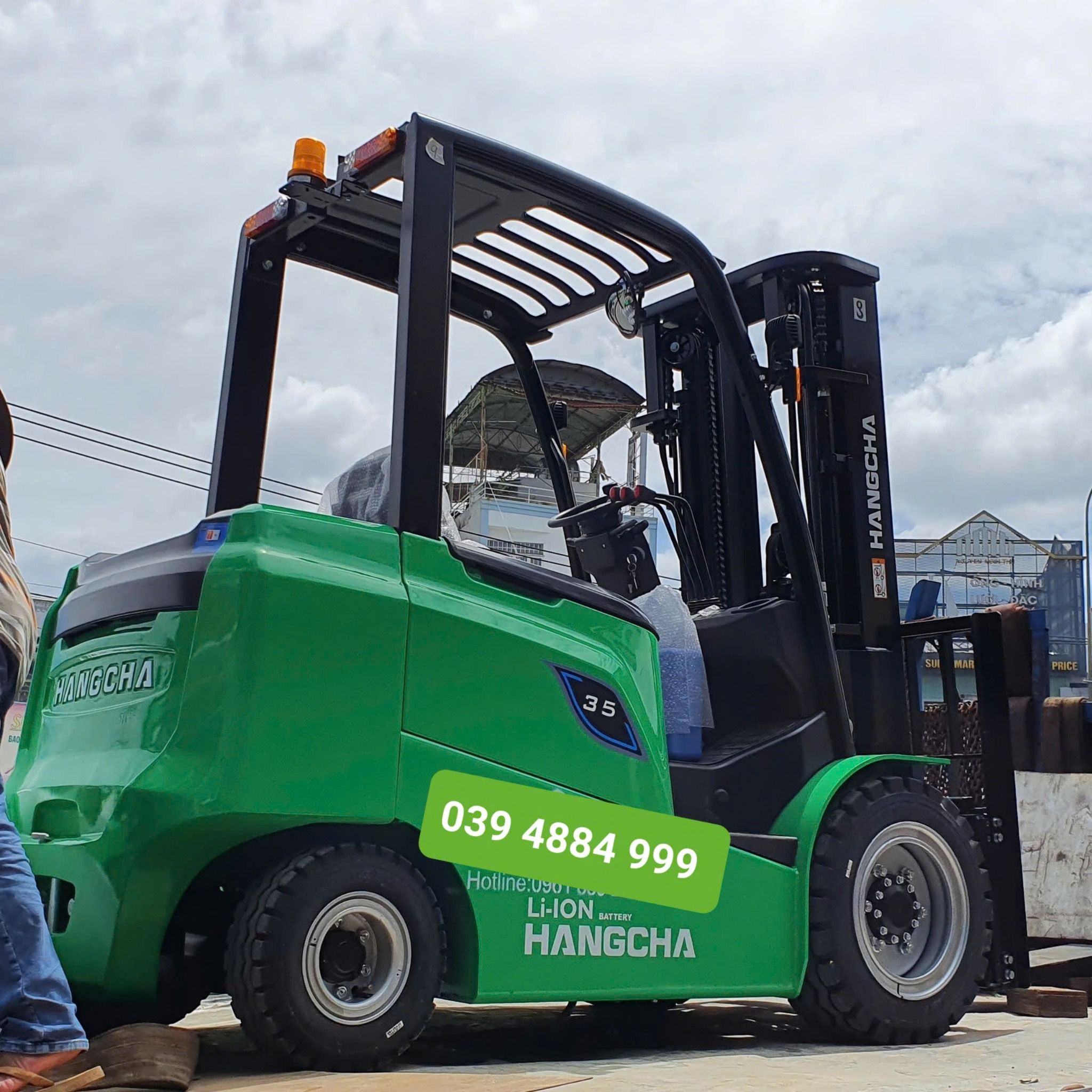 Xe Nâng Điện Lithium 3.5 Tấn Sạc Nhanh 1-2h || Giá Siêu Rẻ || Bảo Hành 5 Năm