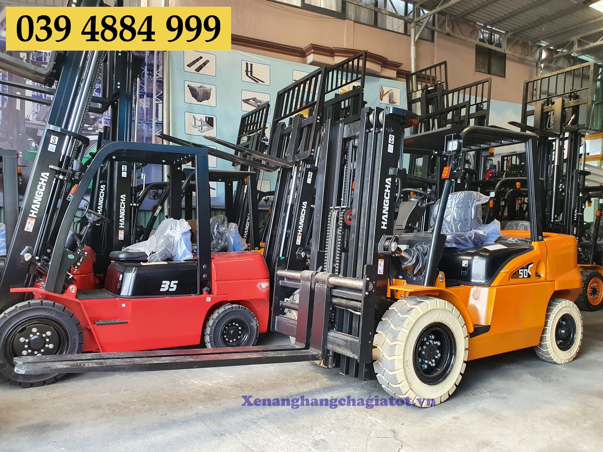 Xe Nâng Dầu 5 Tấn Mới