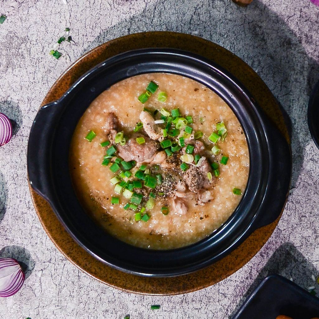  CHÁO TAM VỊ (Special Rice Porridge With Three Flavours (Beef, Pork Ribs & Chicken)) 