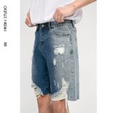  QS15 Short Jeans Wash Rách Ombre 