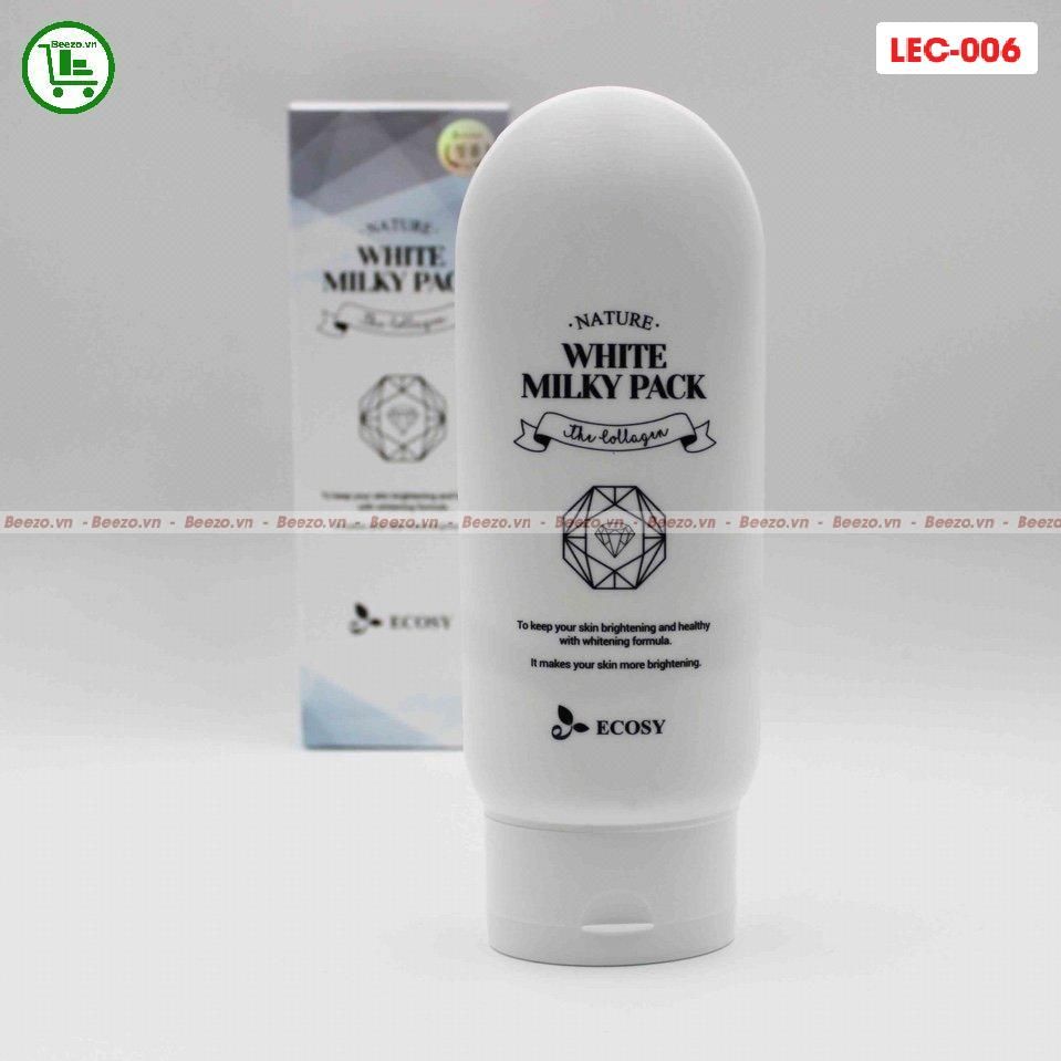 KEM DƯỠNG TRẮNG DA BODY NATURE WHITE MILKY PACK THE COLLAGEN ECOSY