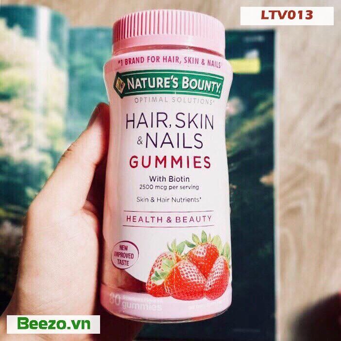 Kẹo Dẻo Nature’s Bounty Hair, Skin and Nails Gummies 80 Viên của Mỹ