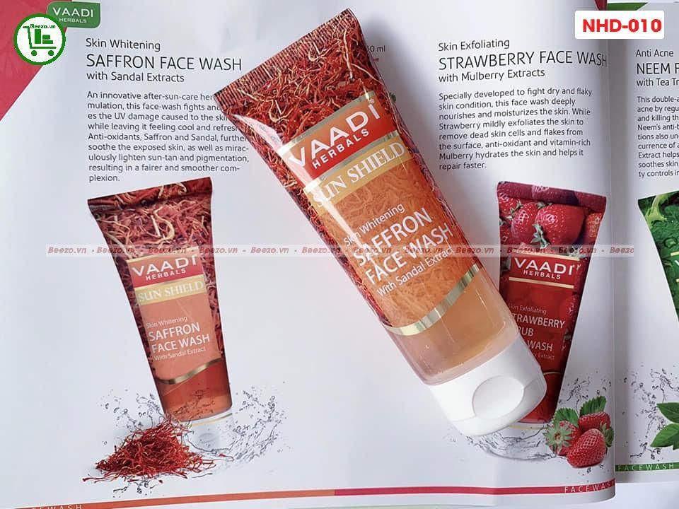 SỮA RỬA MẶT SAFFRON LÀM TRẮNG DA VAADI HERBALS DUBAI