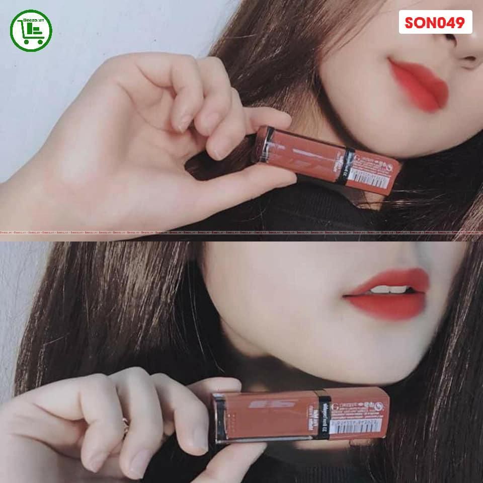 Son BJ33 - đỏ gạch cháy - dupe của dior 828 - 3ce taupe