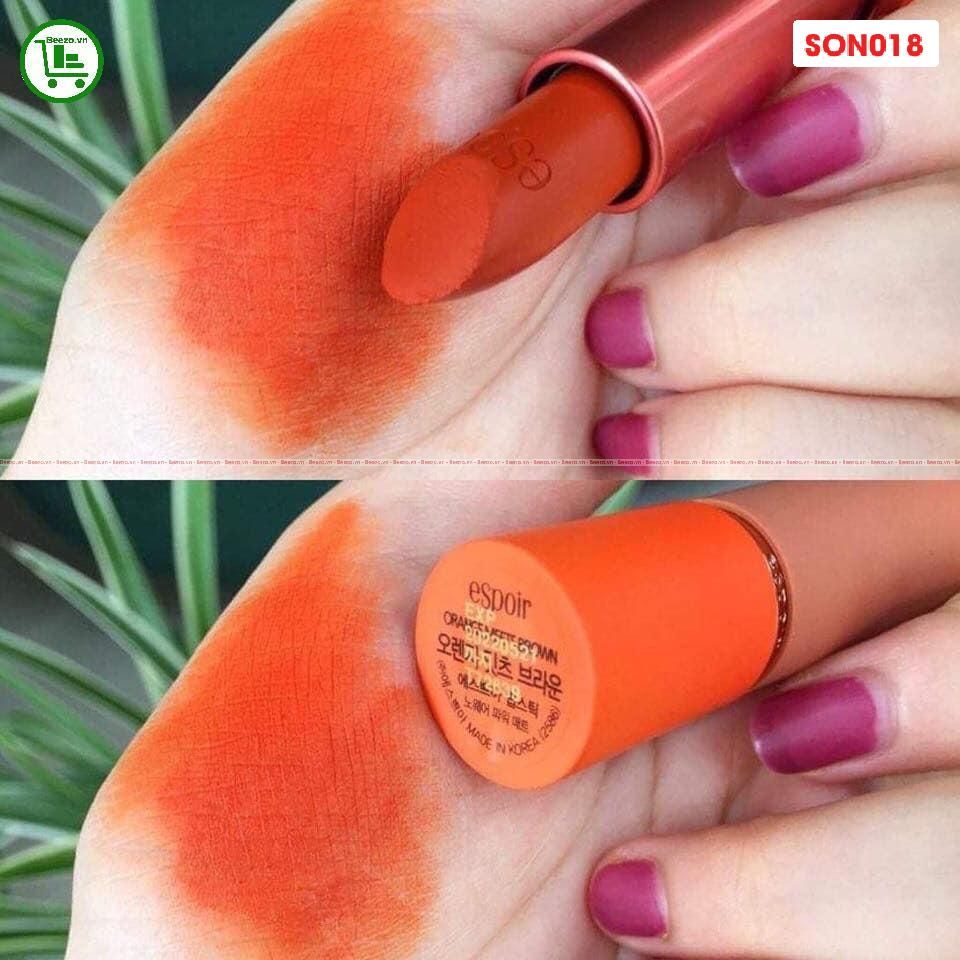Son Espoir - Orange Meets Brown là màu Cam Nghệ cực lạ