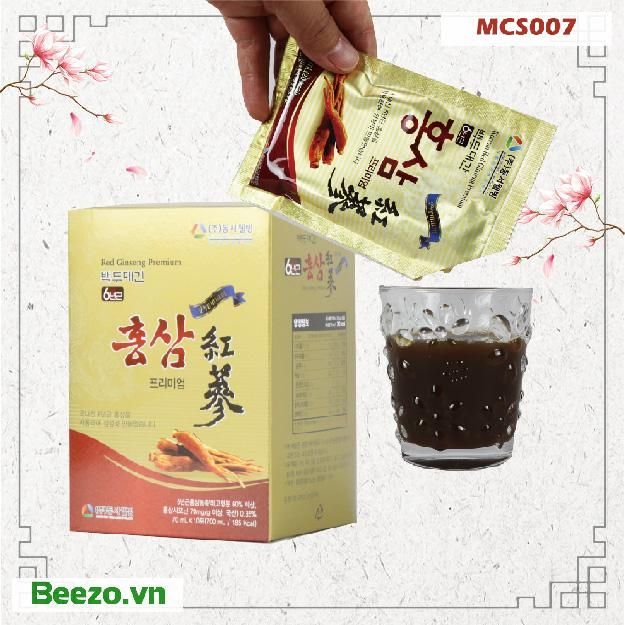 NƯỚC HỒNG SÂM PREMIUM, 30 gói/hộp - Hàn Quốc MCS007