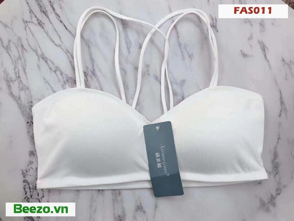 Áo Bra Thun Hai Dây Đan Chéo Để Tập Yoga, Gym Nữ - Quảng Châu FAS011