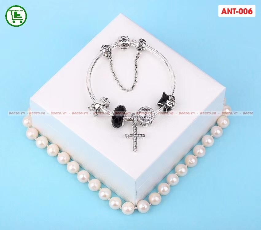 Vòng Tay Nữ Đen Hình Thánh Giá - Quảng Châu