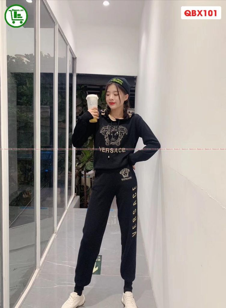 Đồ Bộ Versace Nữ - Màu Đen