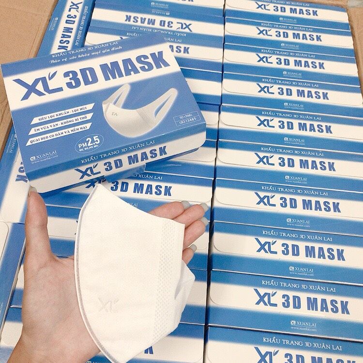 Khẩu Trang XL 3D MASK Xuân Lai ( 50 Cái )