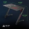 Eureka Ergonomic® 43'' Z Shaped Small Gaming Computer Desk, Home Office Gaming Computer Table