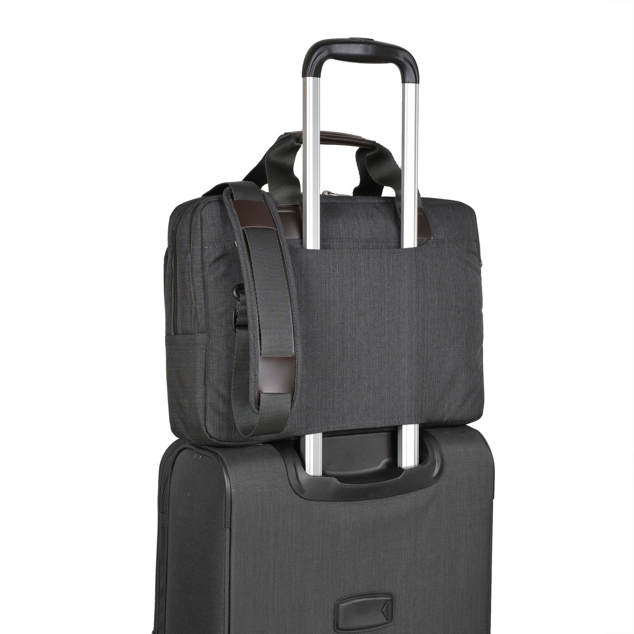 The Ralph Briefcase-Graphite