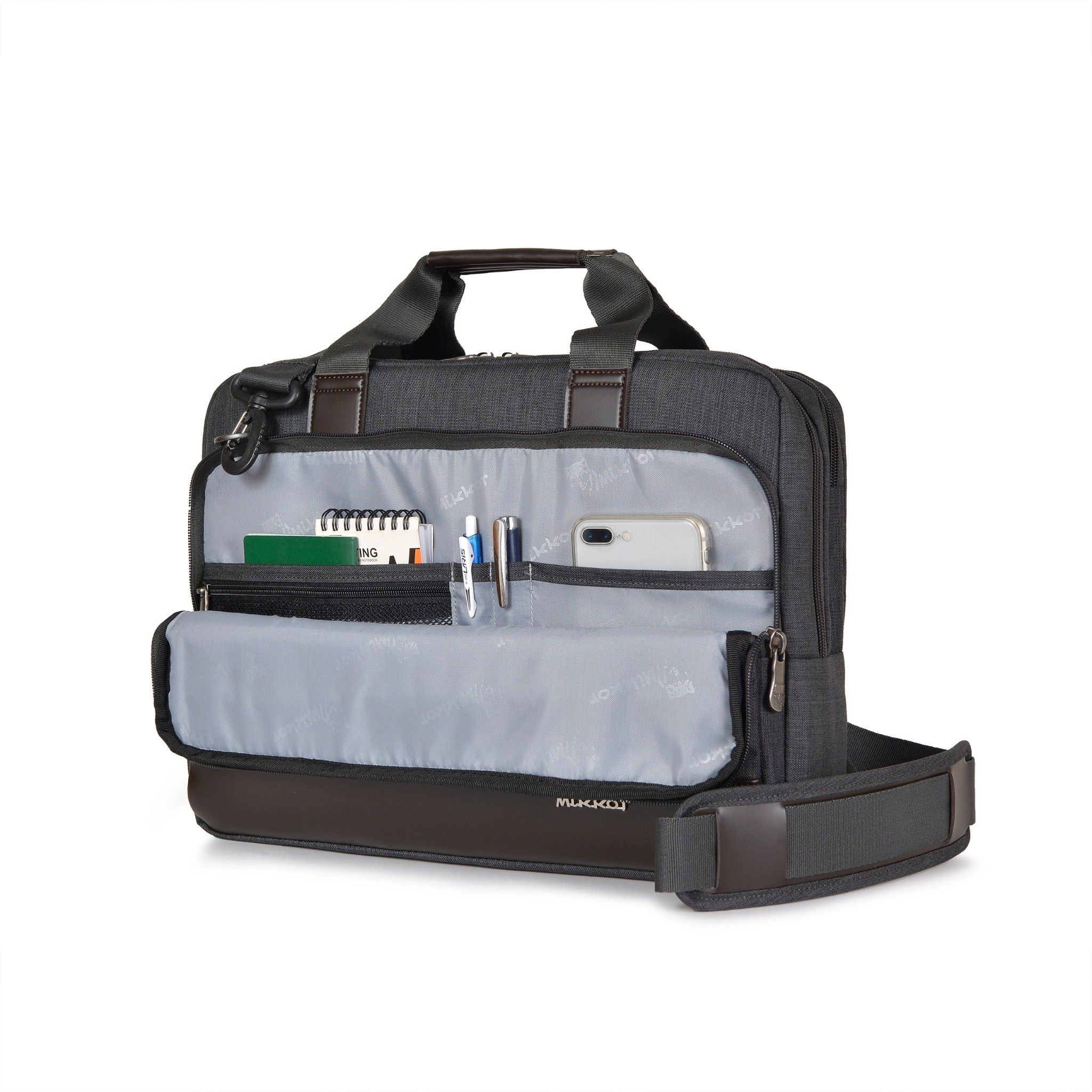 The Ralph Briefcase-Graphite
