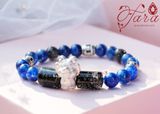  Vòng Kyanite và Charm bạc Con giáp hộ mệnh bình an 