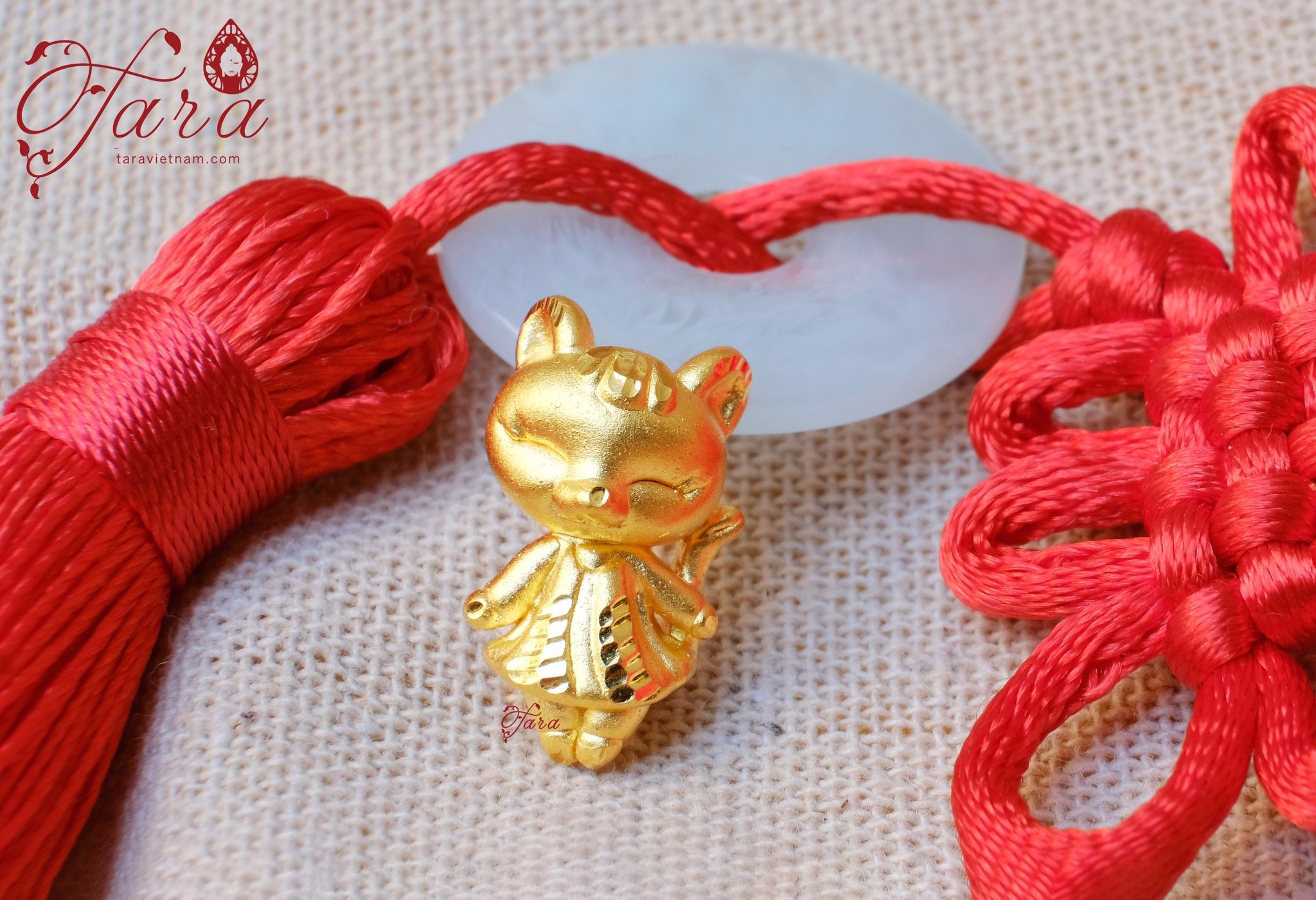  Charm Hồ Ly Vàng 24k (9999) 