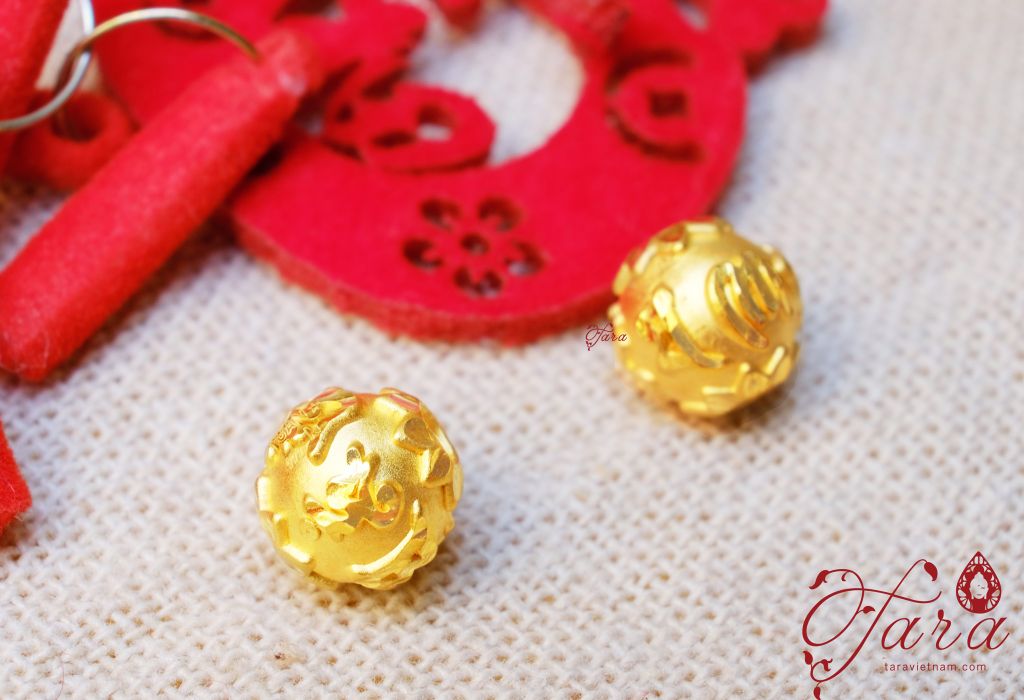 Charm Lục Tự Minh Chú Vàng 24k (9999)