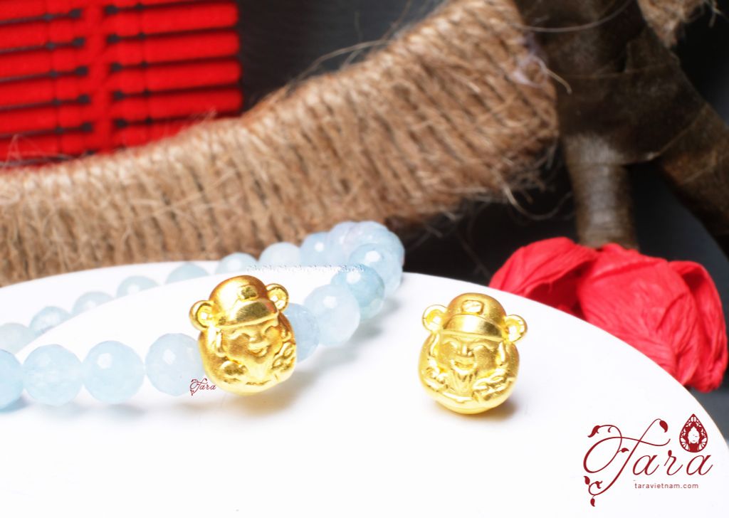 Charm THẦN TÀI xinh yêu Vàng 24k nguyên chất