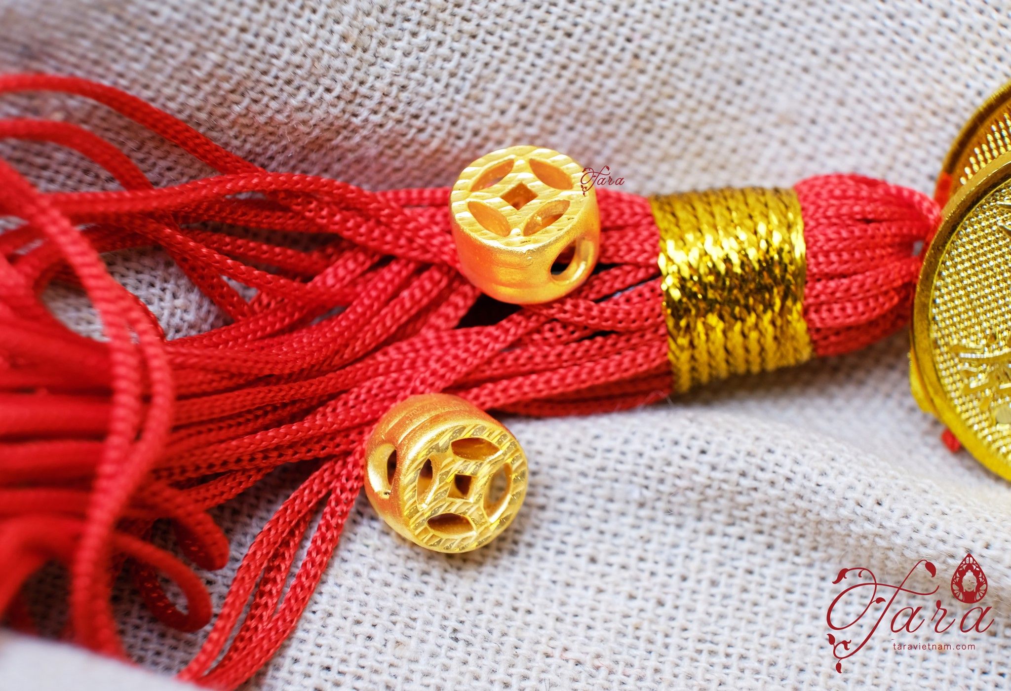 Charm Đồng Tiền Vàng 24k (9999)