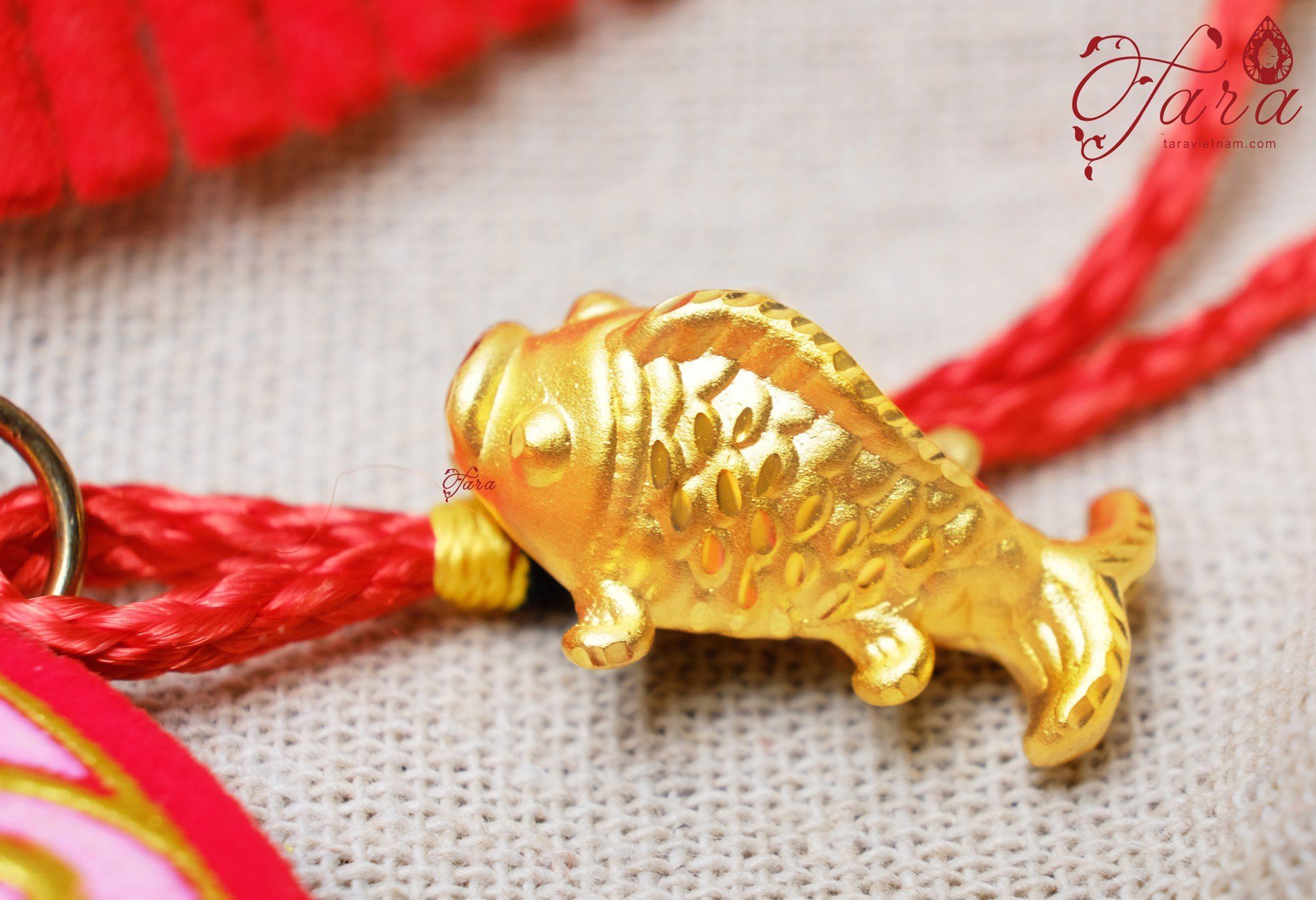 Charm Cá Chép Vàng 24k (9999)