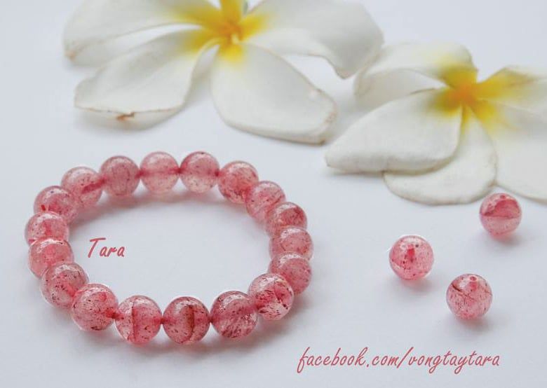 Vòng tay Thạch Anh dâu