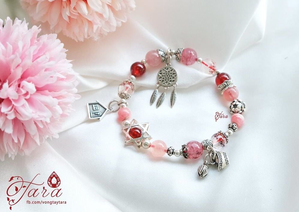 Vòng tay 5 loại đá cho mệnh Hỏa
