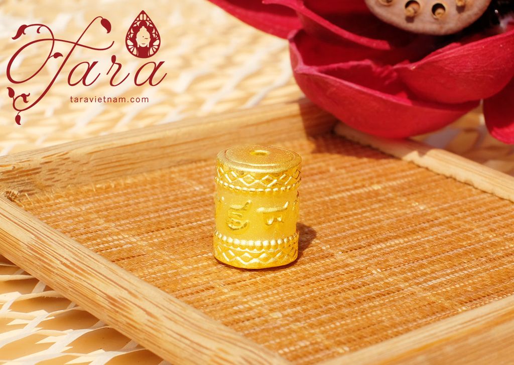  Charm Lục Tự Đại Minh Chú Vàng 24k 