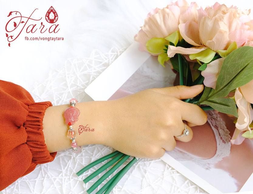 Thạch Anh Hồng và Hồ Ly đá Thạch Anh Dâu