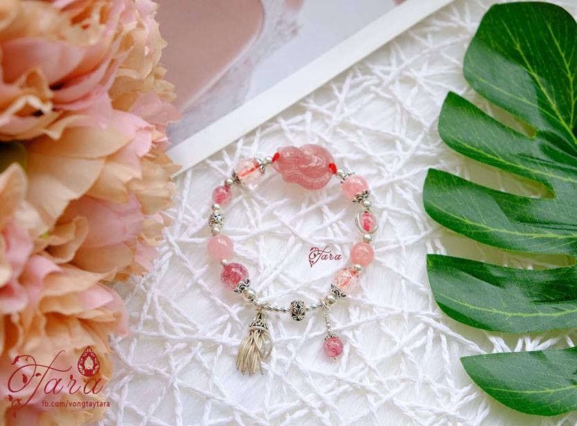 Thạch Anh Hồng và Hồ Ly đá Thạch Anh Dâu