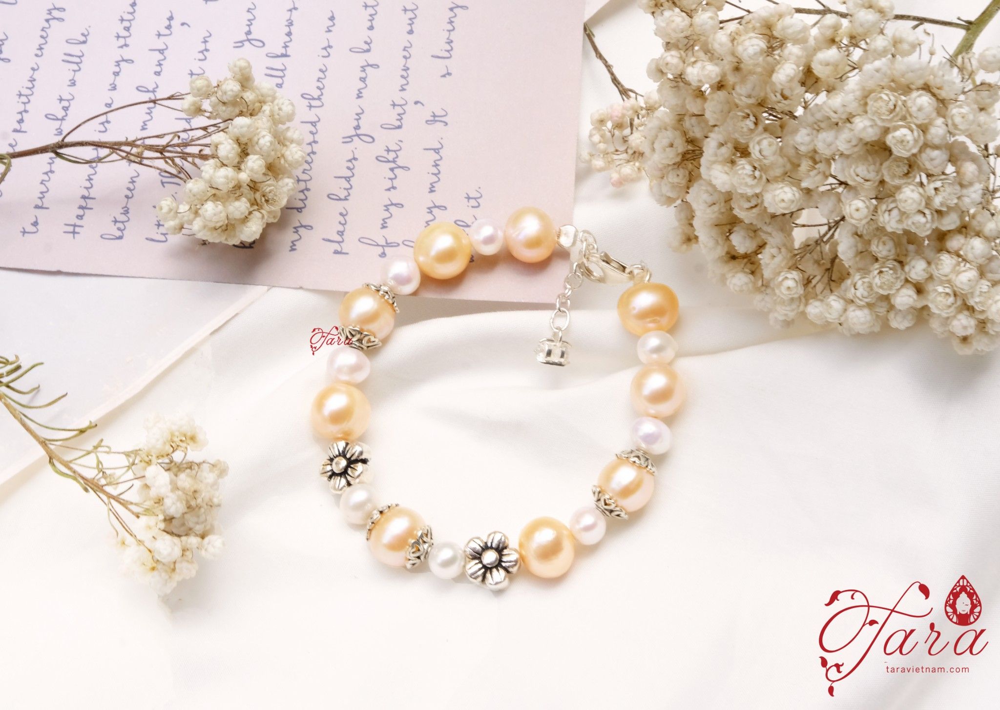 Bộ trang sức Mẹ và Bé - Ngọc trai mix Charm bạc 925 thanh khiết, dịu dàng