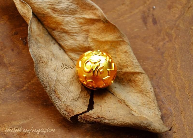 Charm Lục Tự Đại Minh Chú - Vàng 24k