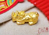  Charm Tỳ Hưu cõng chữ Phúc Vàng 24k 