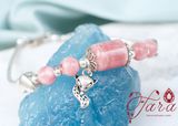  A005 - Vòng đá Rhodochrosite Đào Hoa nhiệm mầu cho chuyện tình chàng nàng 