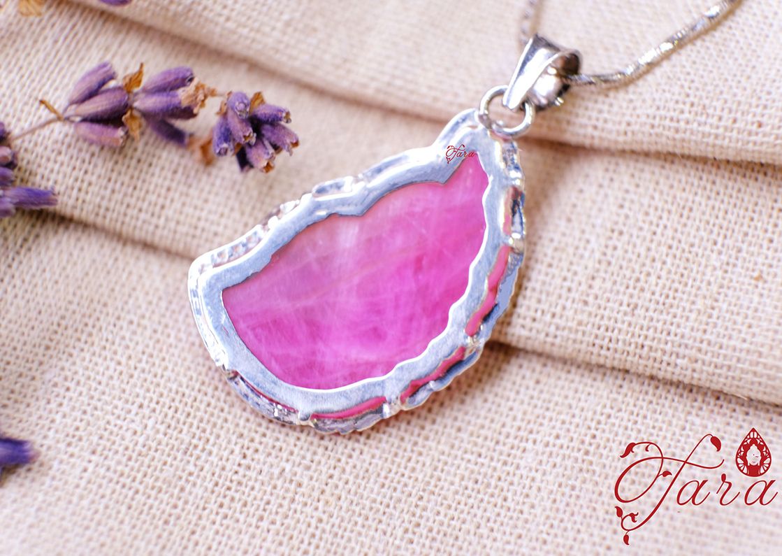 Dây chuyền Bạc cao cấp và Hồ Ly Ruby