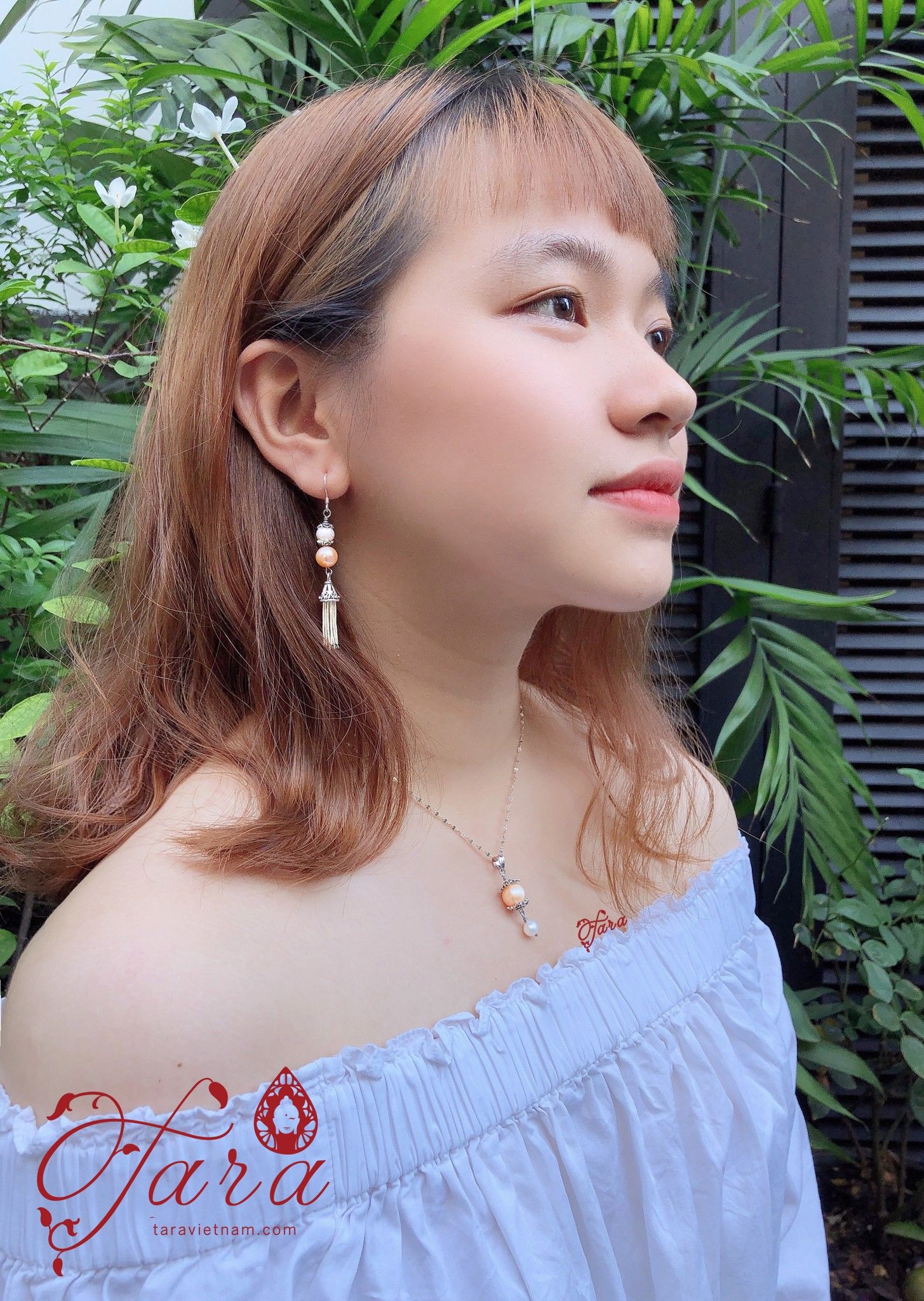 Mặt dây chuyền Ngọc Trai và Bạc 925 - nữ tính, sang trọng