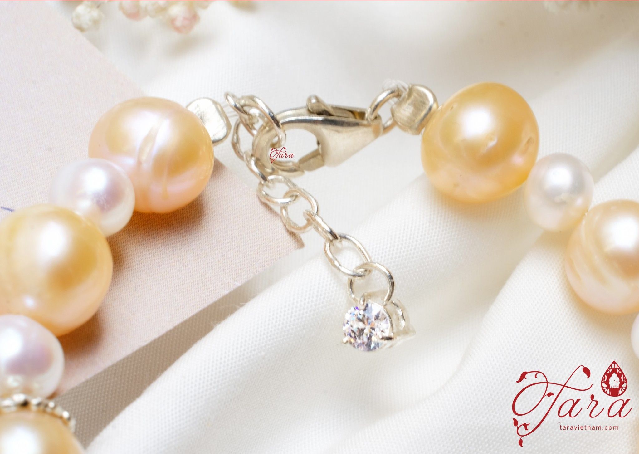 Bộ trang sức Mẹ và Bé - Ngọc trai mix Charm bạc 925 thanh khiết, dịu dàng