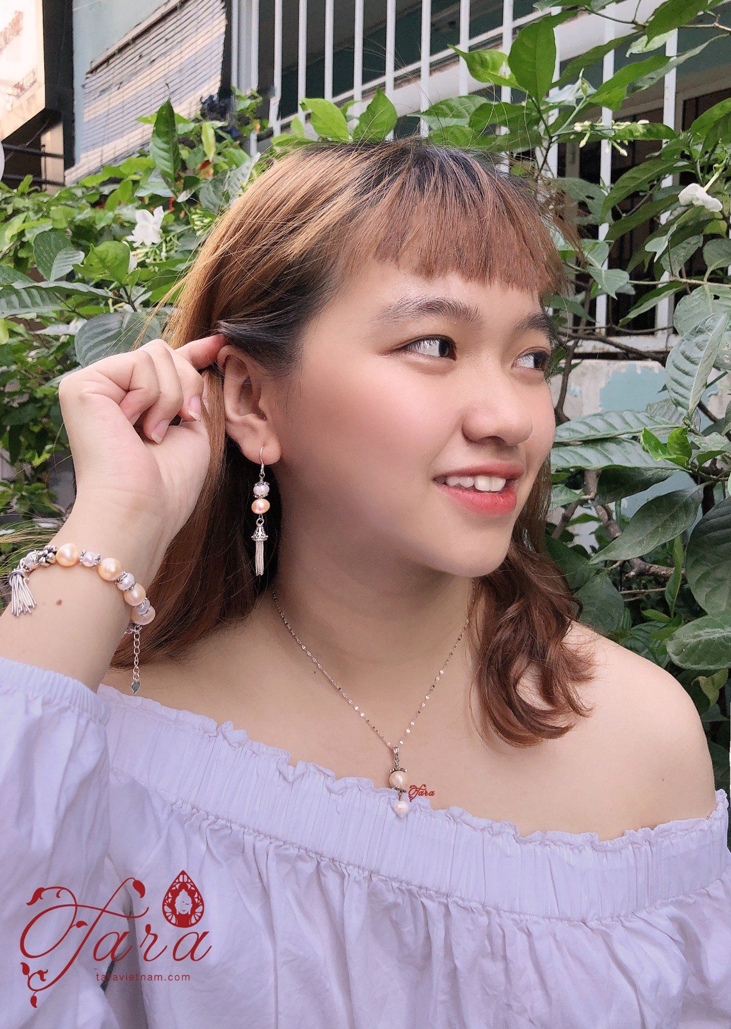 Bông tai Ngọc Trai và Bạc 925 - Vẻ đẹp vintage sang trọng
