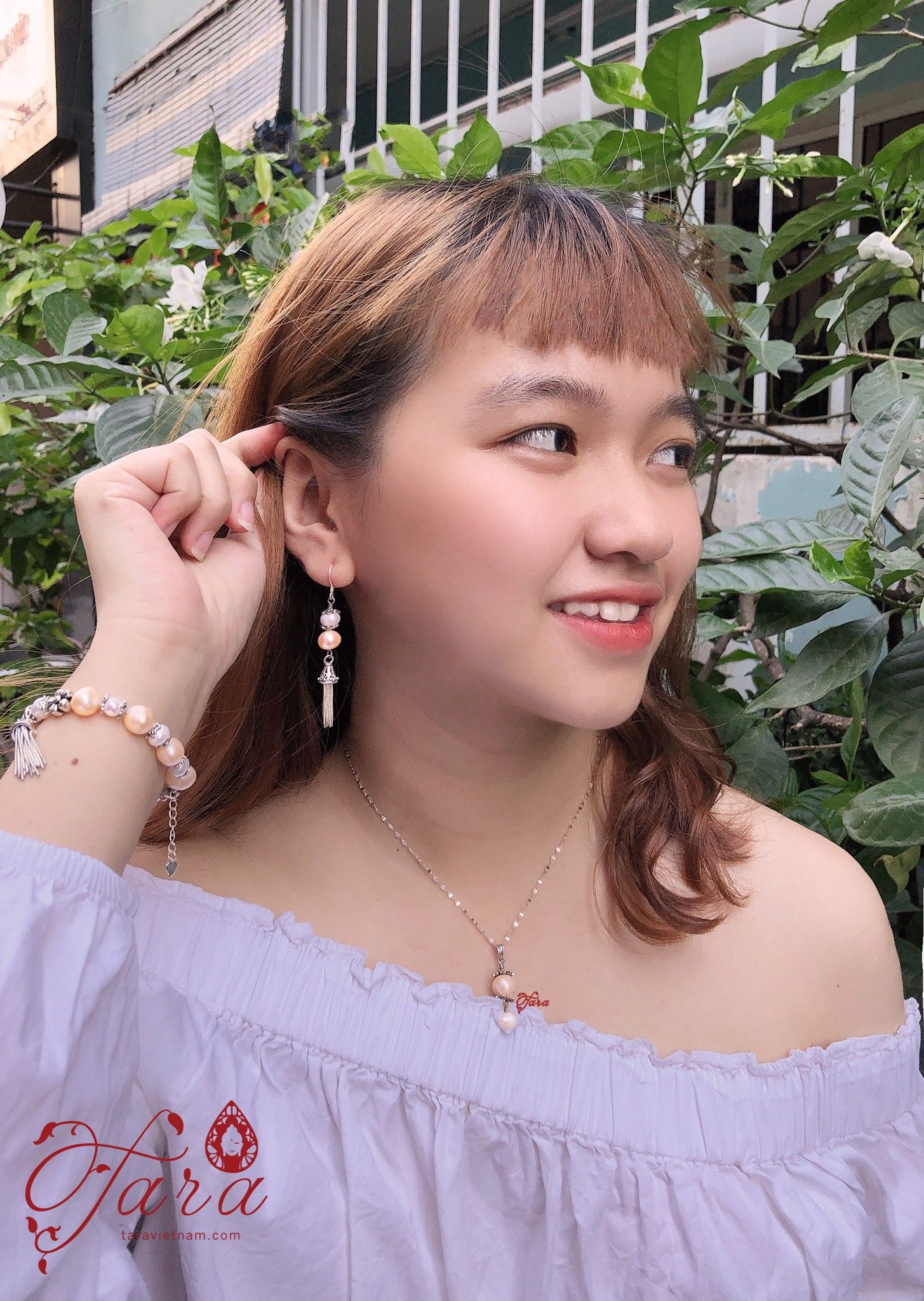 Mặt dây chuyền Ngọc Trai và Bạc 925 - nữ tính, sang trọng