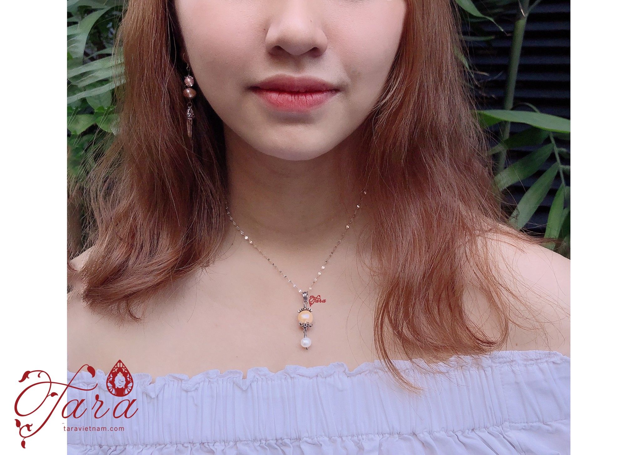Mặt dây chuyền Ngọc Trai và Bạc 925 - nữ tính, sang trọng