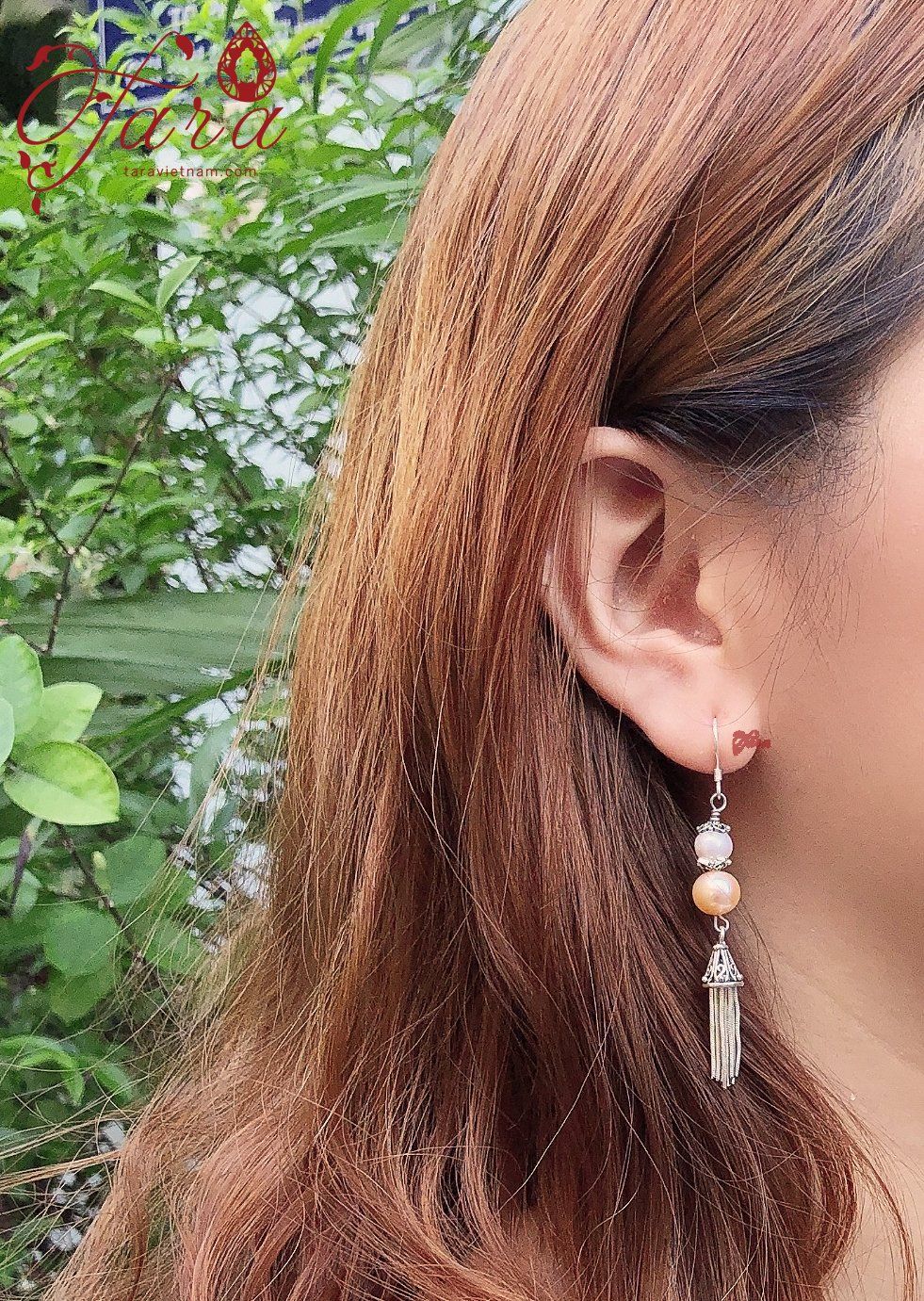 Bông tai Ngọc Trai và Bạc 925 - Vẻ đẹp vintage sang trọng