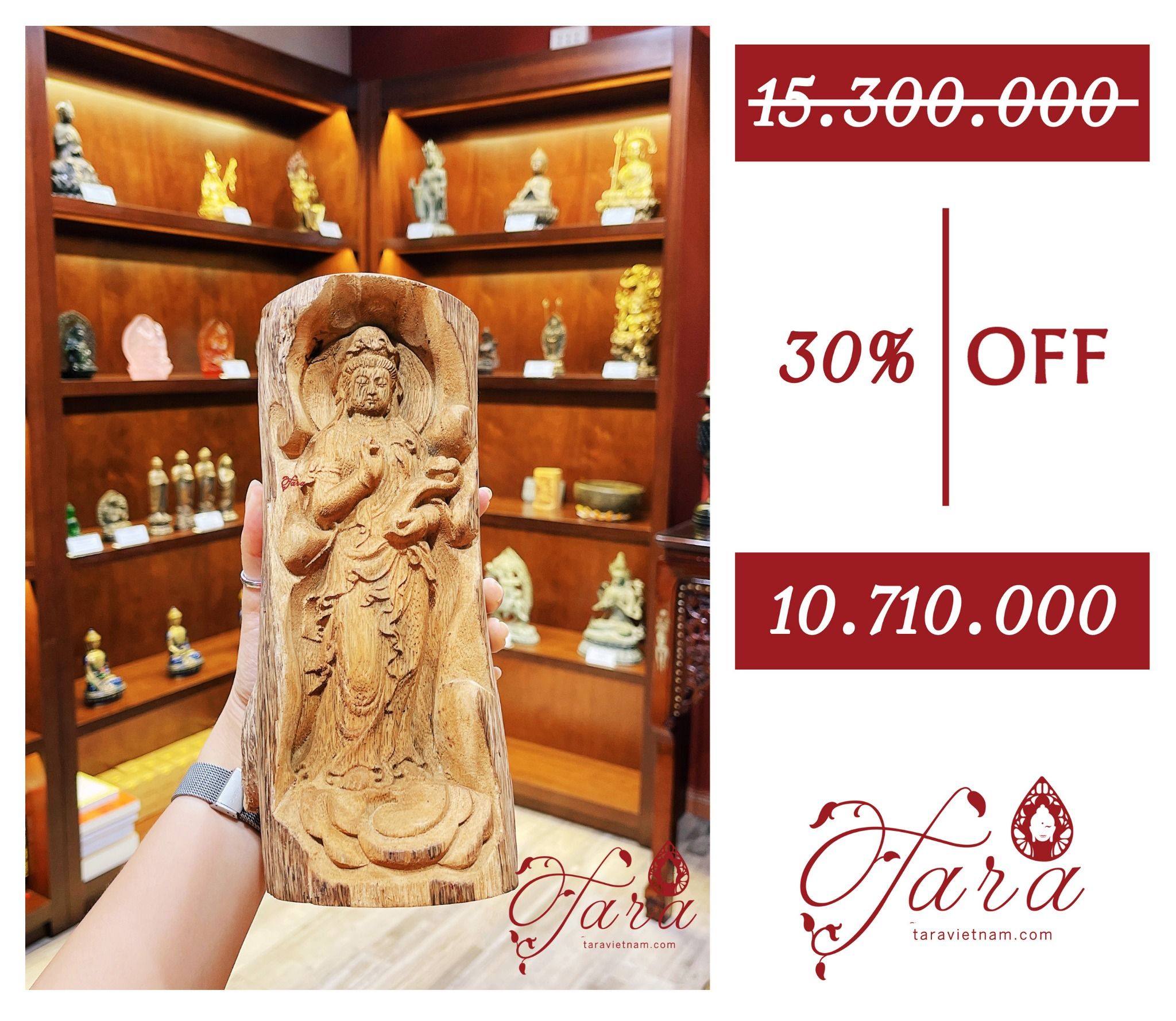 A-SALE - Tượng Quan Âm Trầm Hương