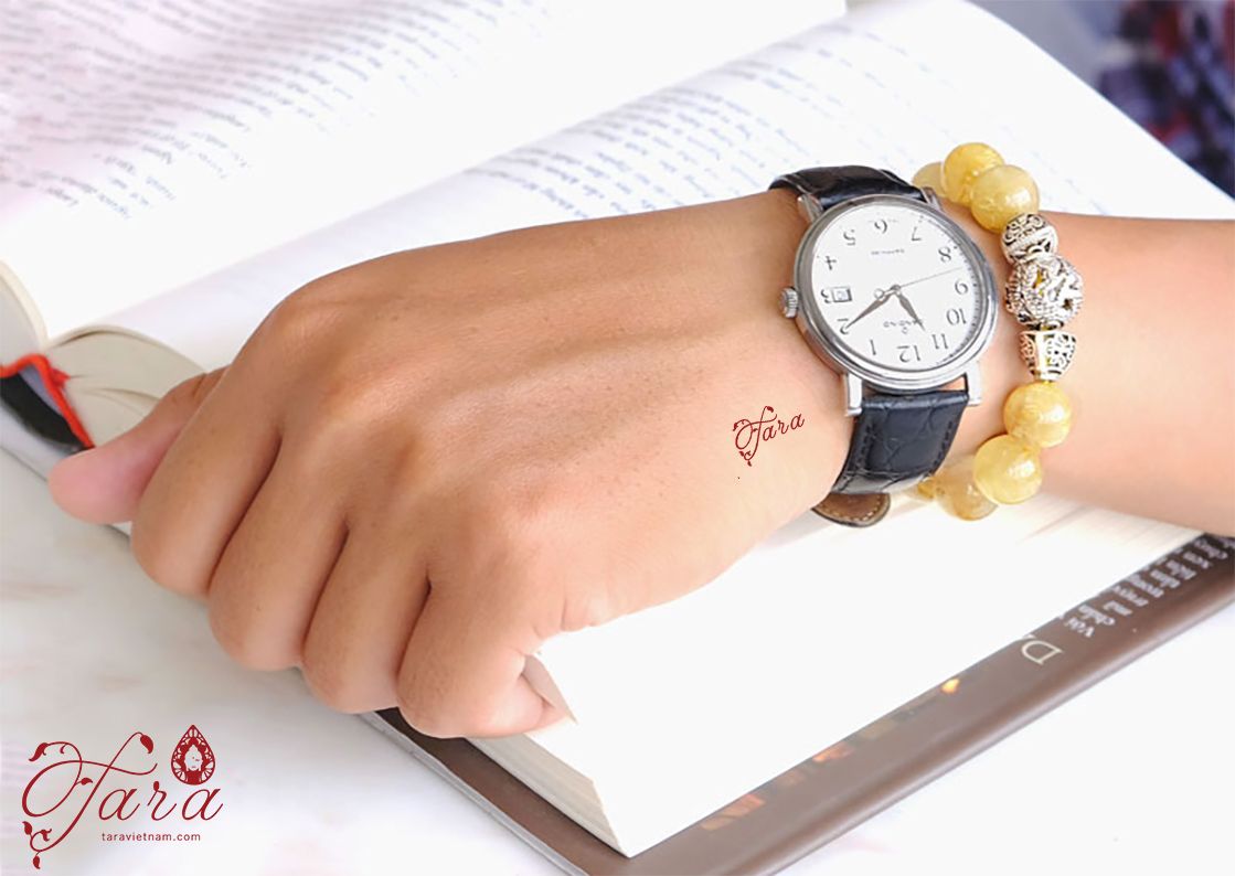 Vòng tay Thạch Anh Tóc Vàng mix Charm Rồng Bạc 925 cao cấp