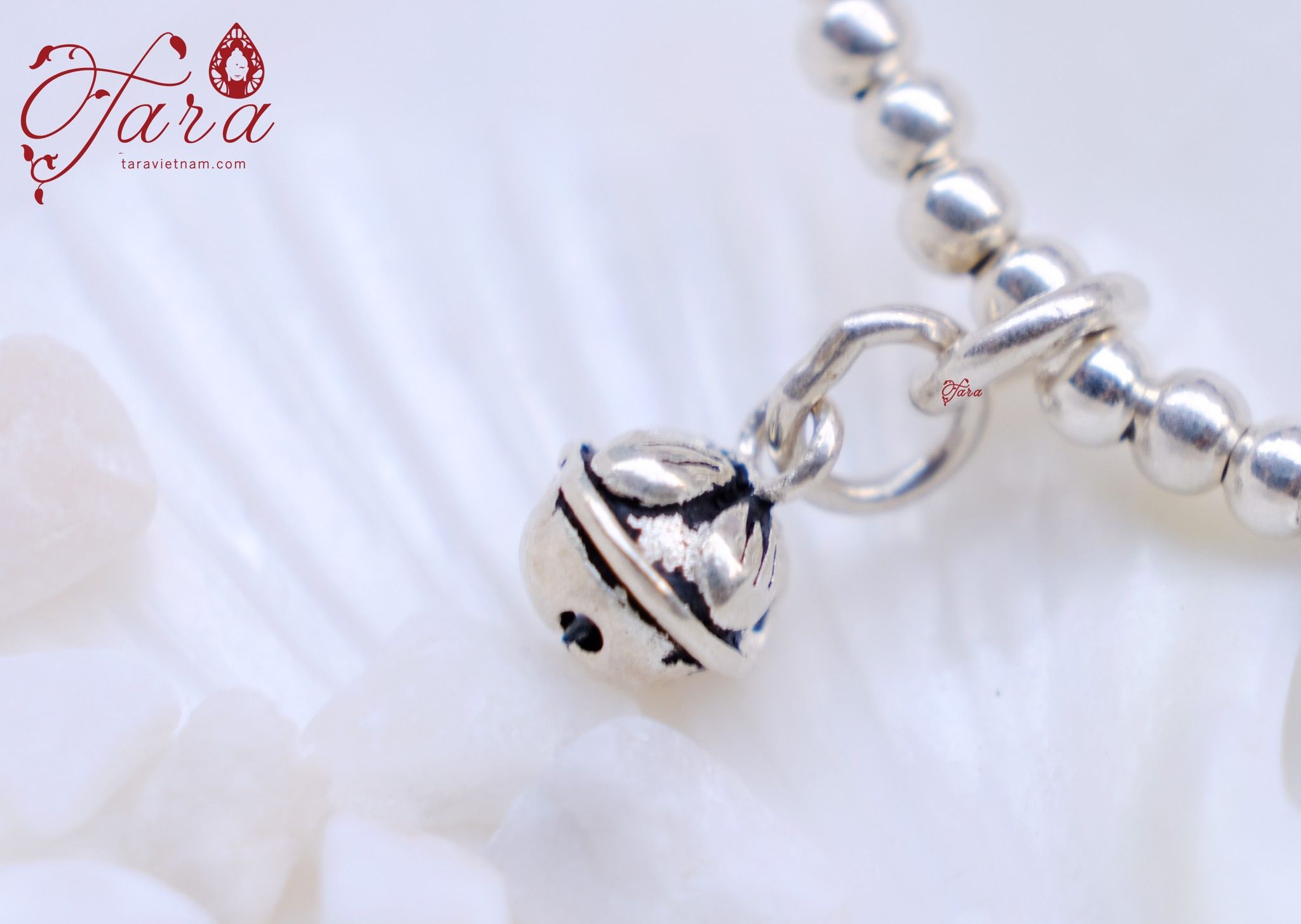 Lắc em bé - Topaz mix Chuông và bi bạc 925